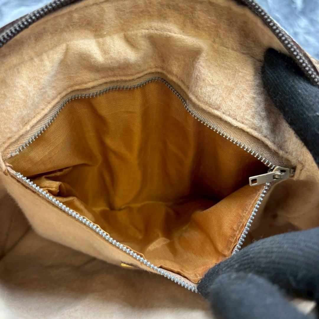 ✨美品✨GUCCI GG ショルダーバッグ ブラウン ベージュ 金具 レザー