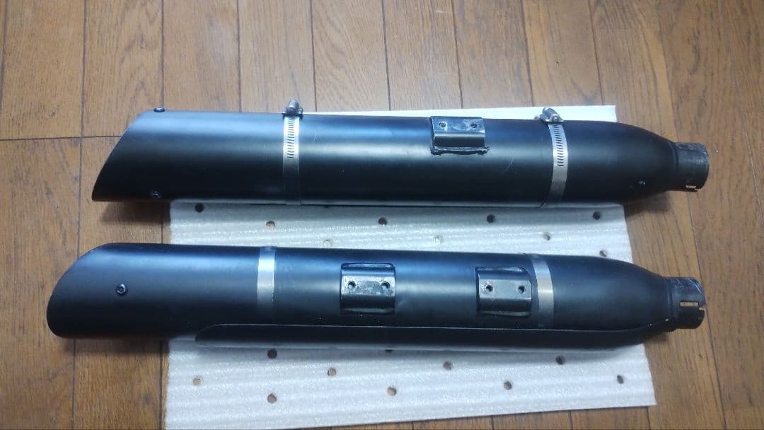 07FLSTF1580より取り外し スクリーミンイーグルスリップオンサイレンサー