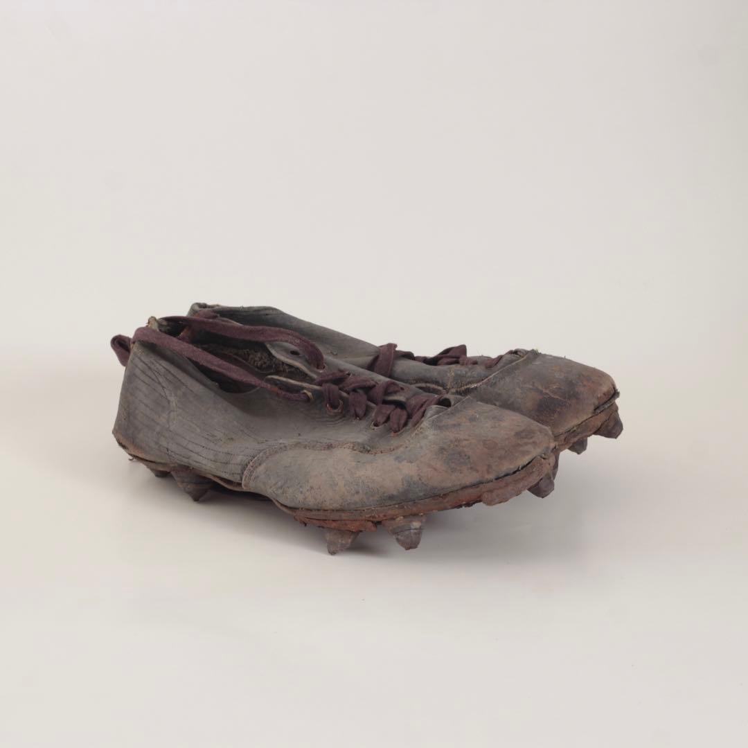 古い 野球 スパイク 古道具 アンティーク オブジェ