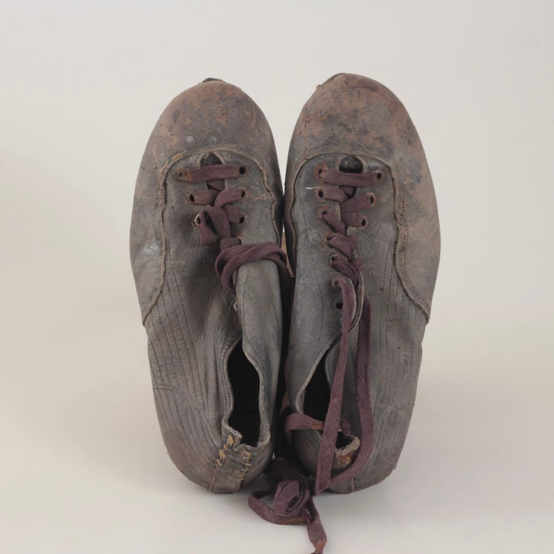 古い 野球 スパイク 古道具 アンティーク オブジェ