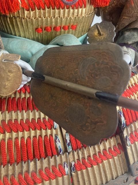 アンティーク　明治　大木平蔵　五月人形　武者人形　大将人形