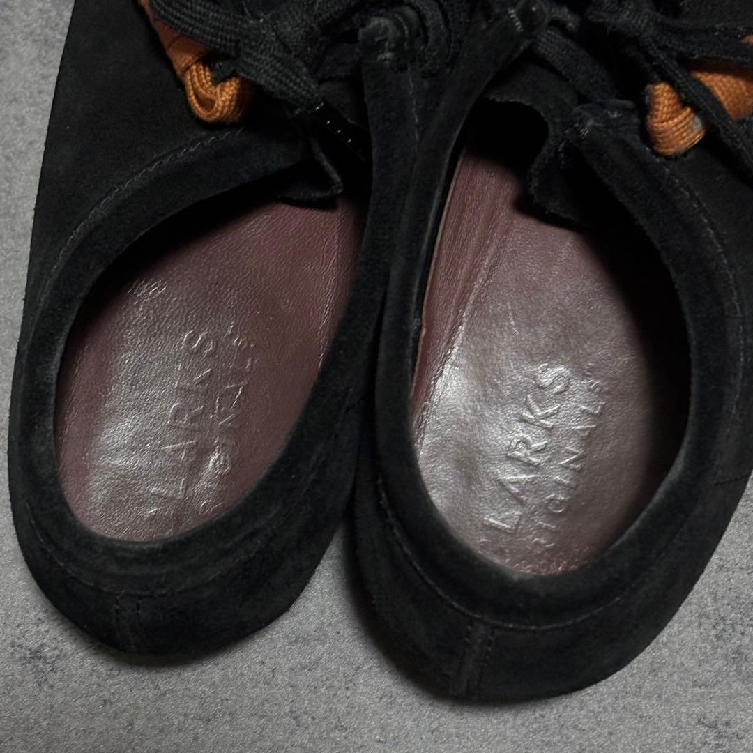 極美品　クラークスオリジナルズ　ワラビー　モカシン　ブラック　スエード　2223