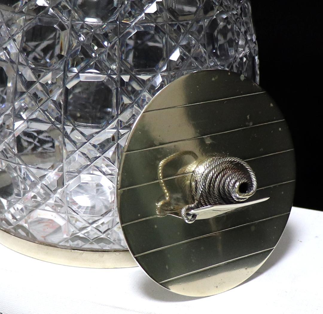 オールド・バカラ レア型 銀装飾 大型ポット ディアマン ピエーリー シルバー