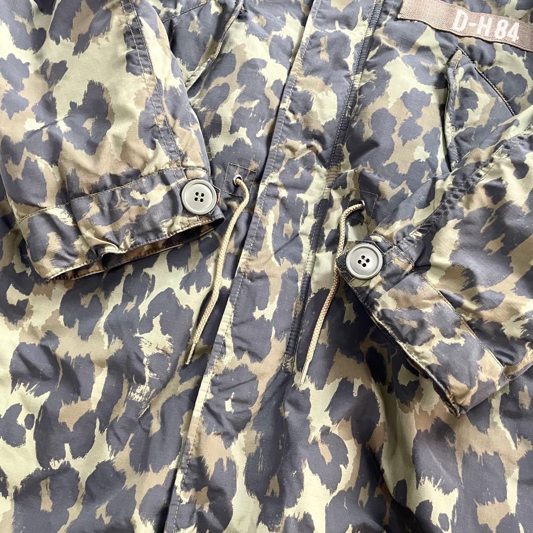 極美品 ヒステリックグラマー ファー付き モッズコート ガール 迷彩 XL相当