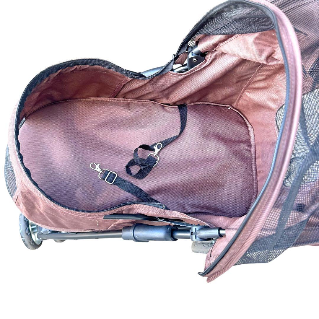 未使用級 折りたたみ式 ペットカート ブラウン