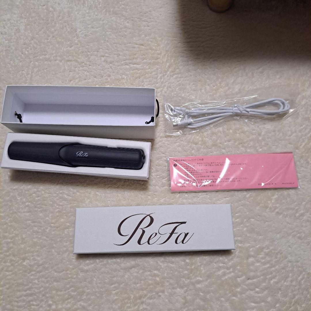 【新品未使用】Refa リファ　フィンガーアイロンST ブラック