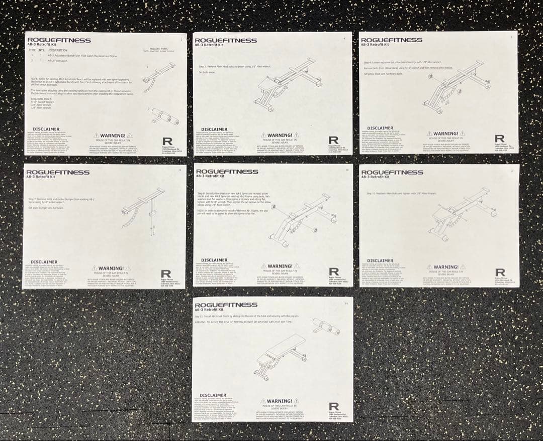 ROGUE AB-3 ADJUSTABLE BENCH アジャスタブルベンチ