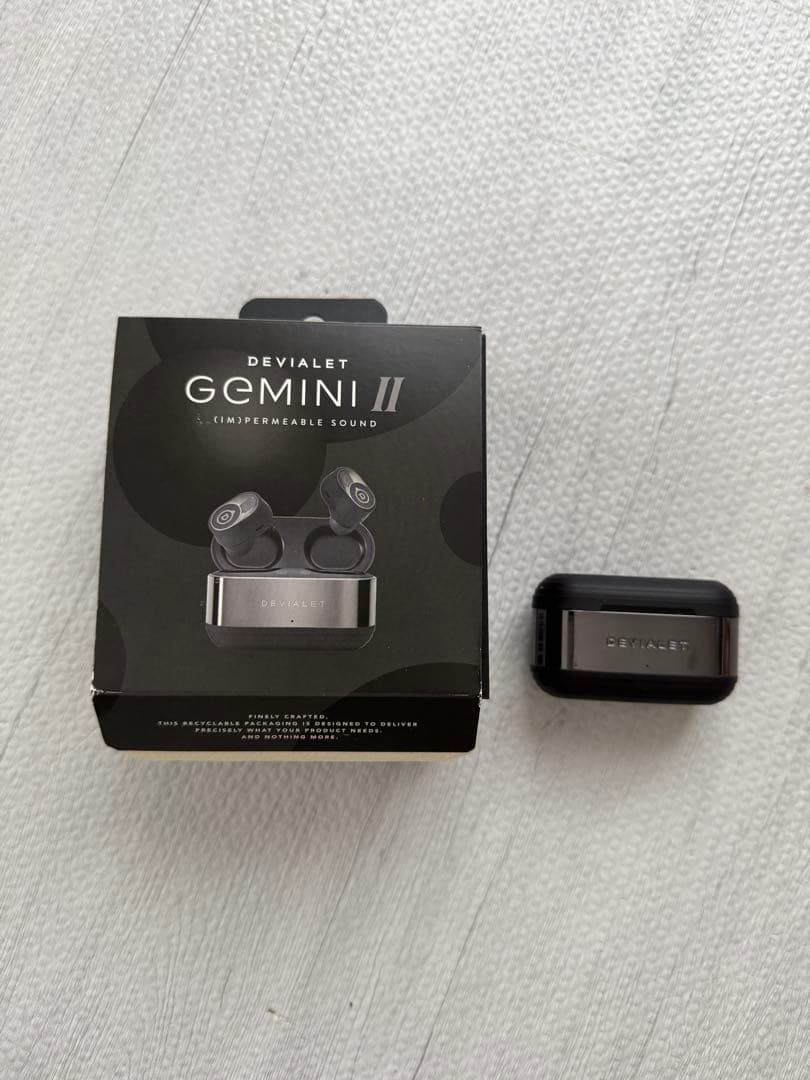 売り切り　DEVIALET GEMINI II ワイヤレスイヤホン ブラック
