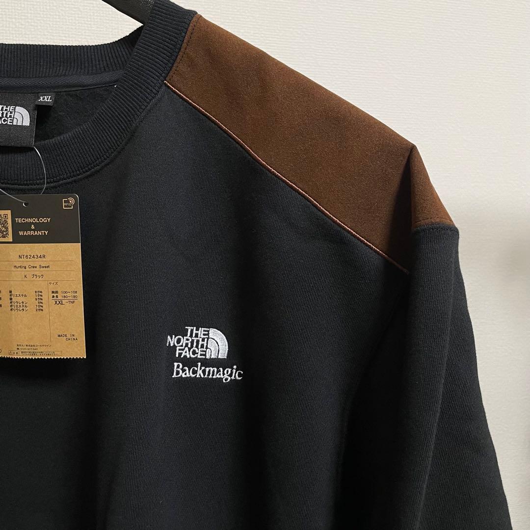 ノースフェイス Backmagic限定 Sweat Crew【XXL】ブラック