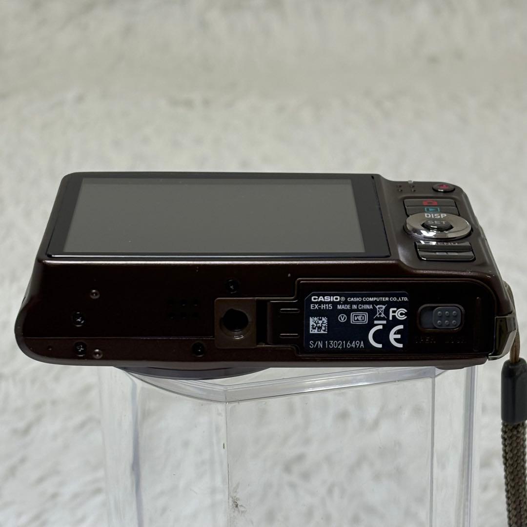 CASIO カメラ　エクシリム　EX-H15 ブラウン コンデジ　動作品