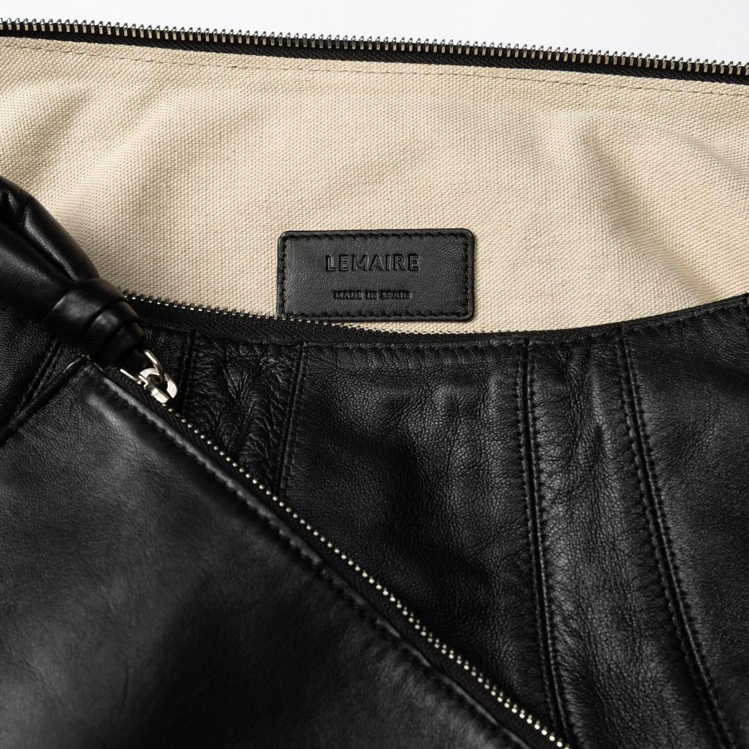 バッグ LEMAIRE LARGE CROISSANT BAG IN LEATHER
