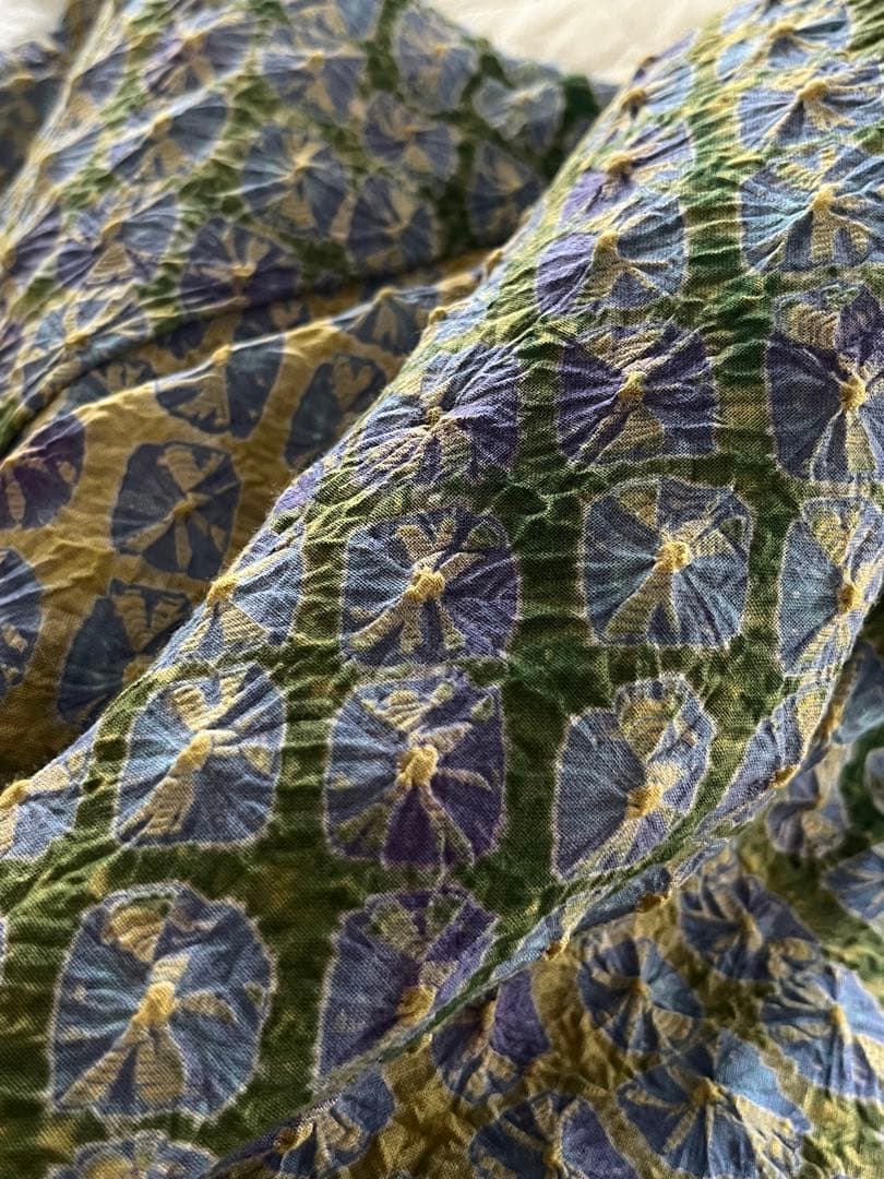 有松蜘蛛絞り✴︎暈し染め