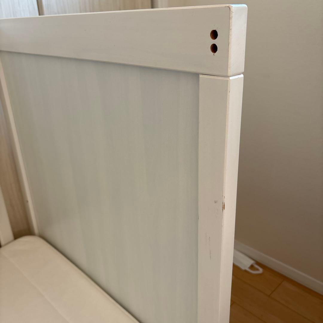 ぶんちゃん　IKEA SUNDVIK ベビーベッド ホワイト　マットレス付
