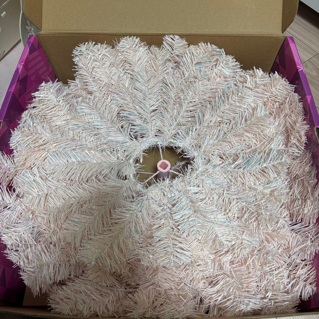 (廃盤品)Francfranc 150cmクリスマスツリー ピンク 完全品