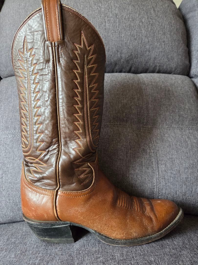 Tony Lama トニーラマ ウエスタンブーツ 25cm ブラウン