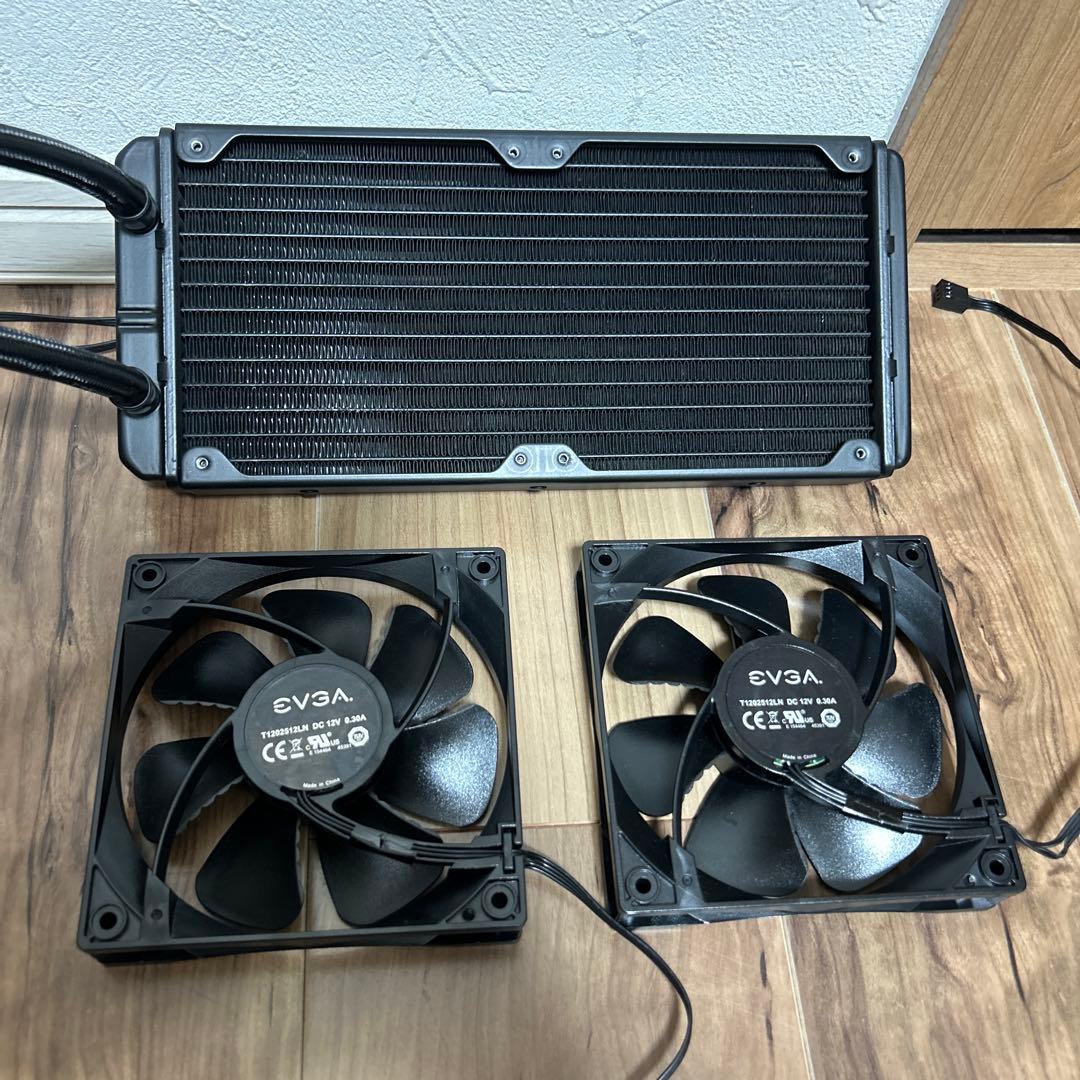【EVGA】CLC 240 AIO 簡易水冷クーラー 箱なし 付属品完備 清掃済