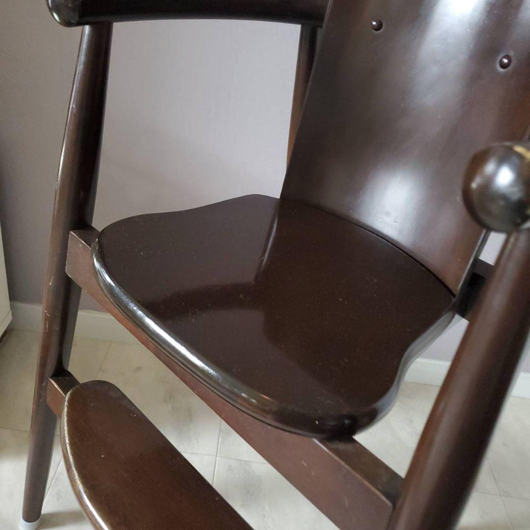 CRES 木製 ハイチェア ベビー キッズ 北欧 クレス 家具 ダークブラウン