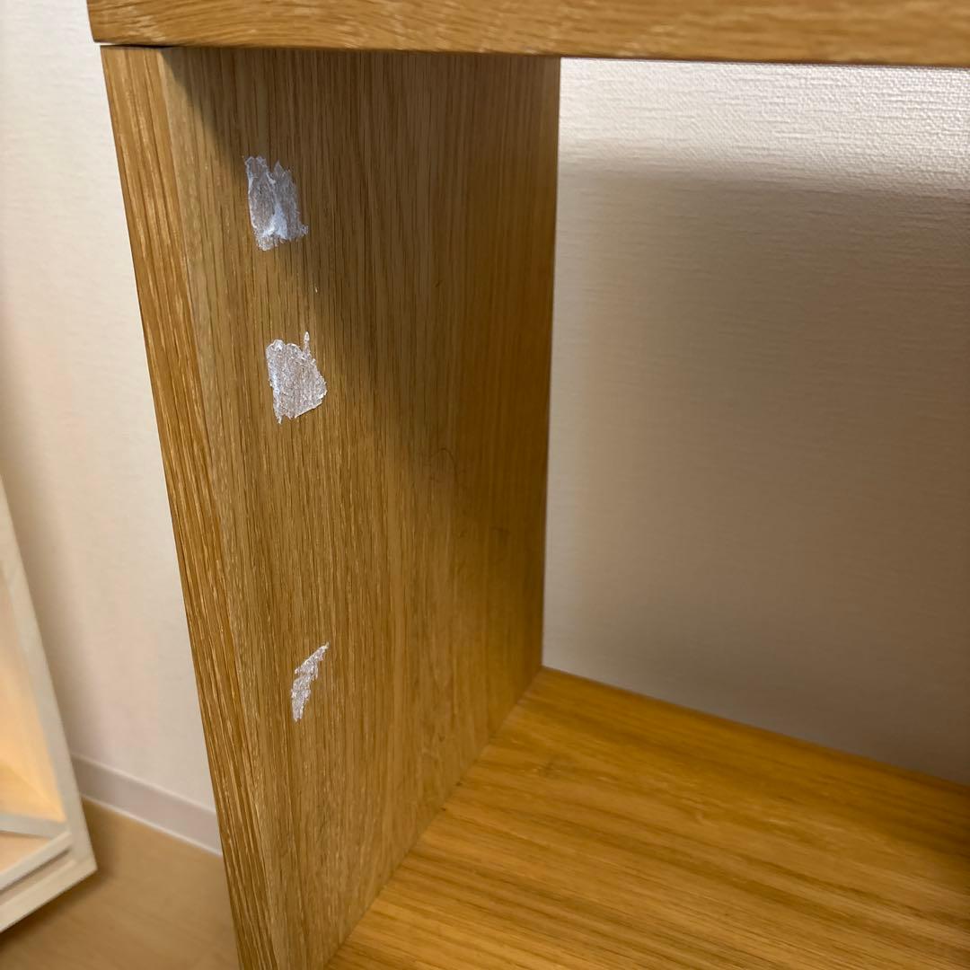 無印　スタッキングシェルフセット　３段×２列　オーク材