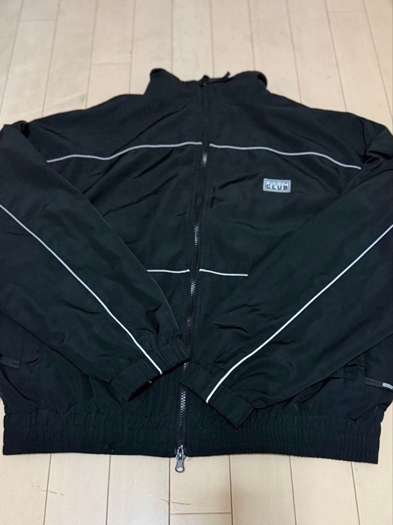 PRO CLUB ブラック ナイロンジャケット Sサイズ