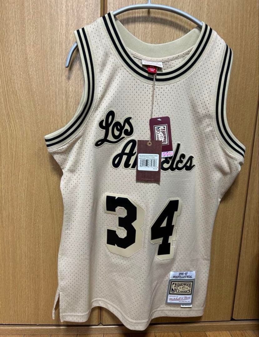 シャキールオニール　スウィングマンジャージ　ミッチェルアンドネス　レイカーズ