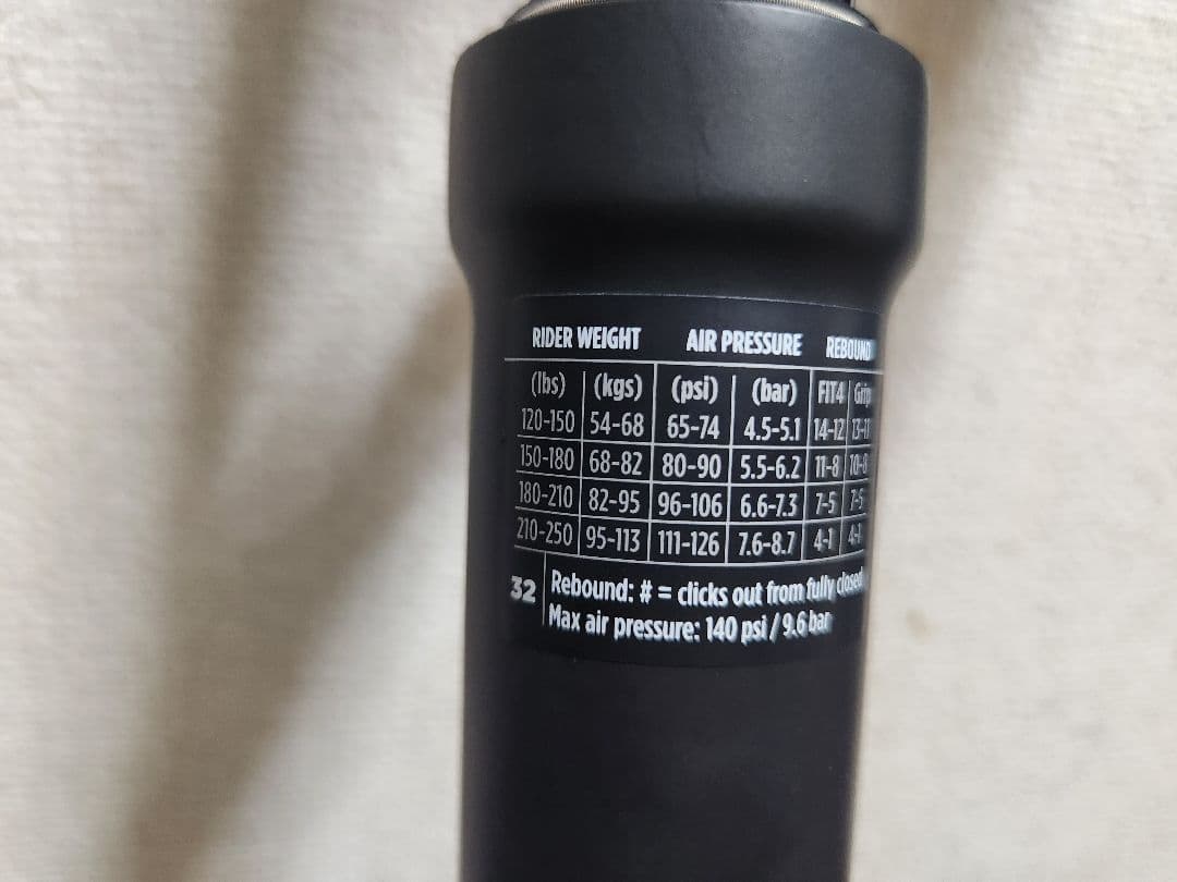 FOX 32 サスペンションフォーク 27.5インチ ブラック