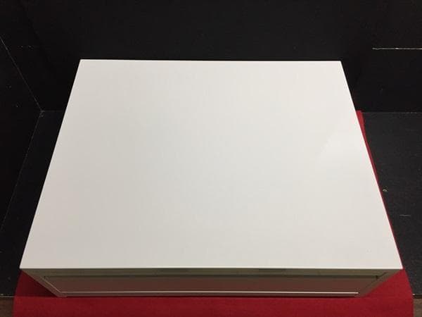 Ｙ 保管美品 スチールラック レンジ下収納 引出 スライドテーブル ホワイト