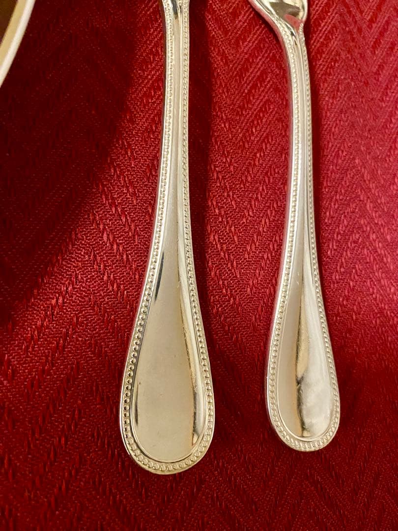 【ponpon商品】クリストフル パール スタンダードフォーク ペアセット