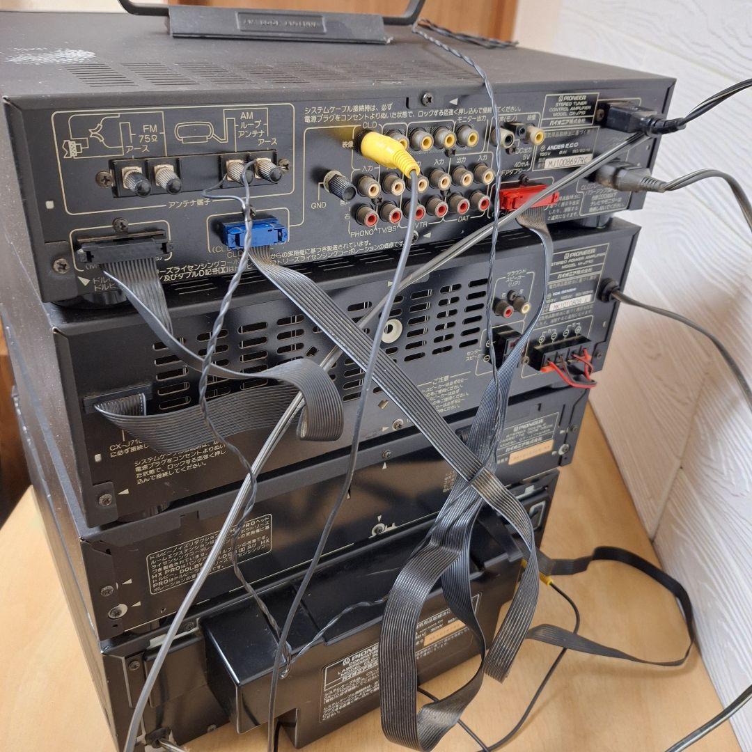 Pioneer private J710 コンポ LD/カセット現状品