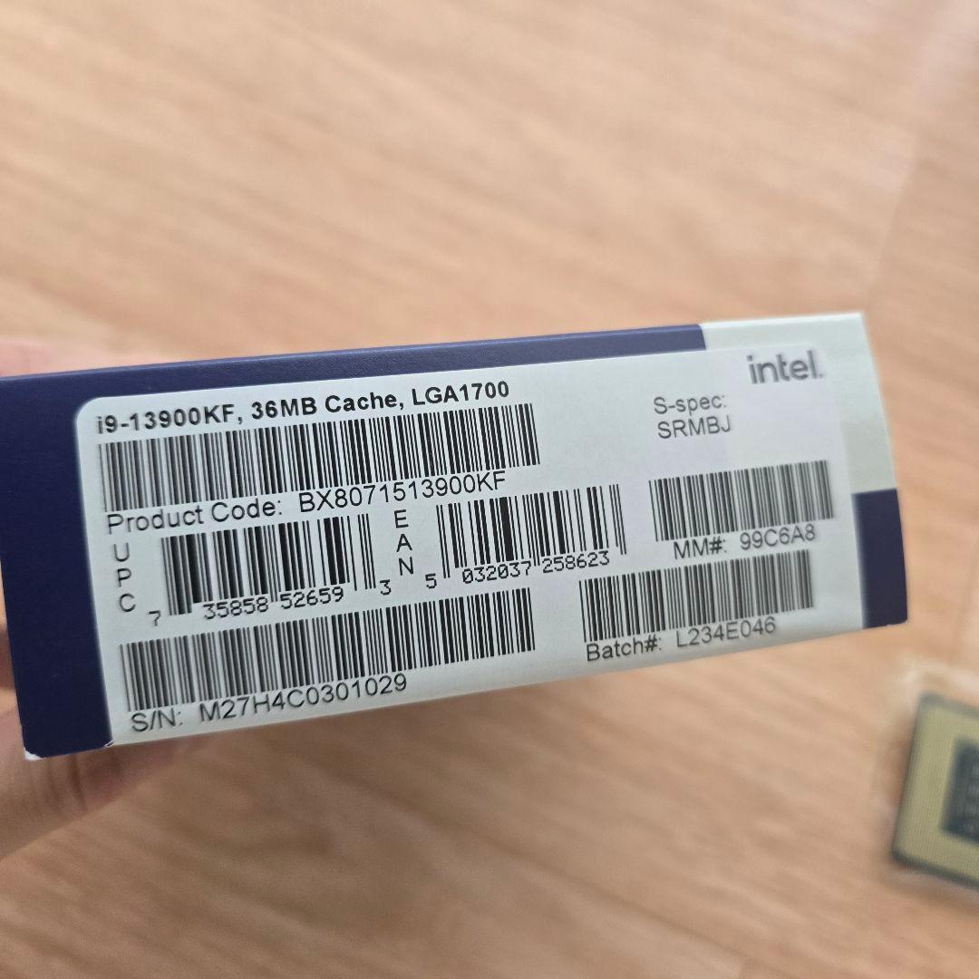 動作品　Intel Core i9 13900KF LGA1700