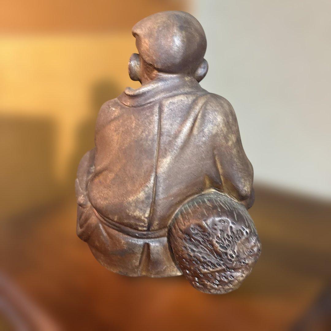 大黒天　木置物　七福神　工芸品