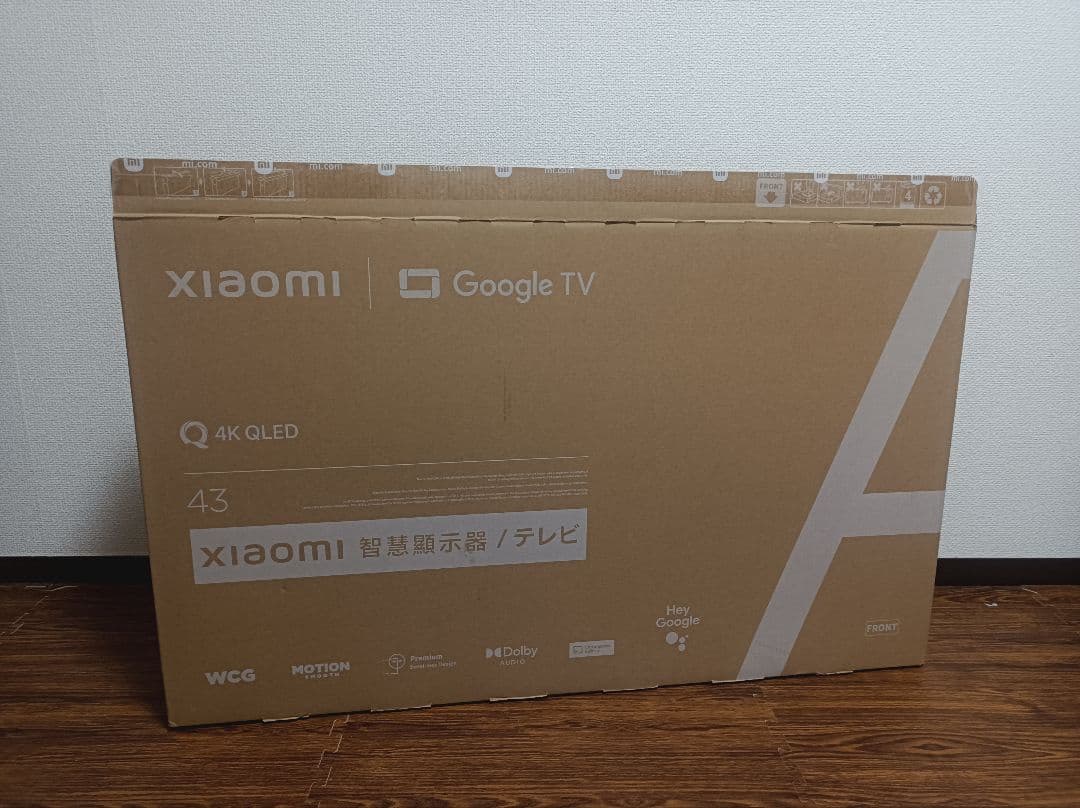 Xiaomi　A pro チューナーレステレビ　43インチ 2025年製