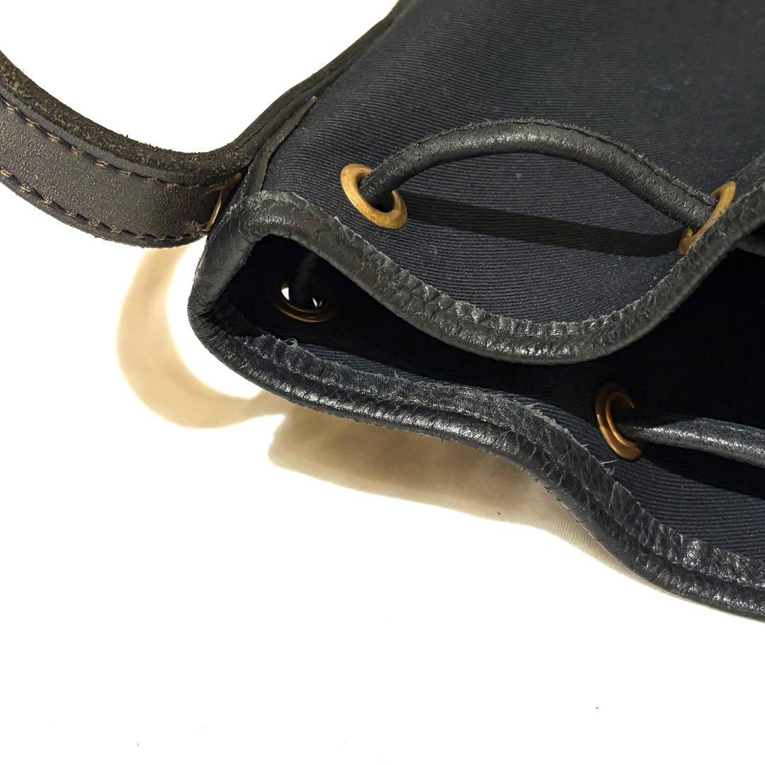 【廃盤　希少】Brady　CALDER　ショルダーバッグ　ブラック　巾着　大容量