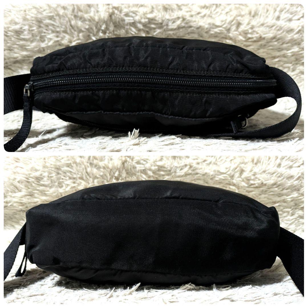 PRADA テスートナイロン 三角プレート カメラバッグ ショルダーバッグ 黒