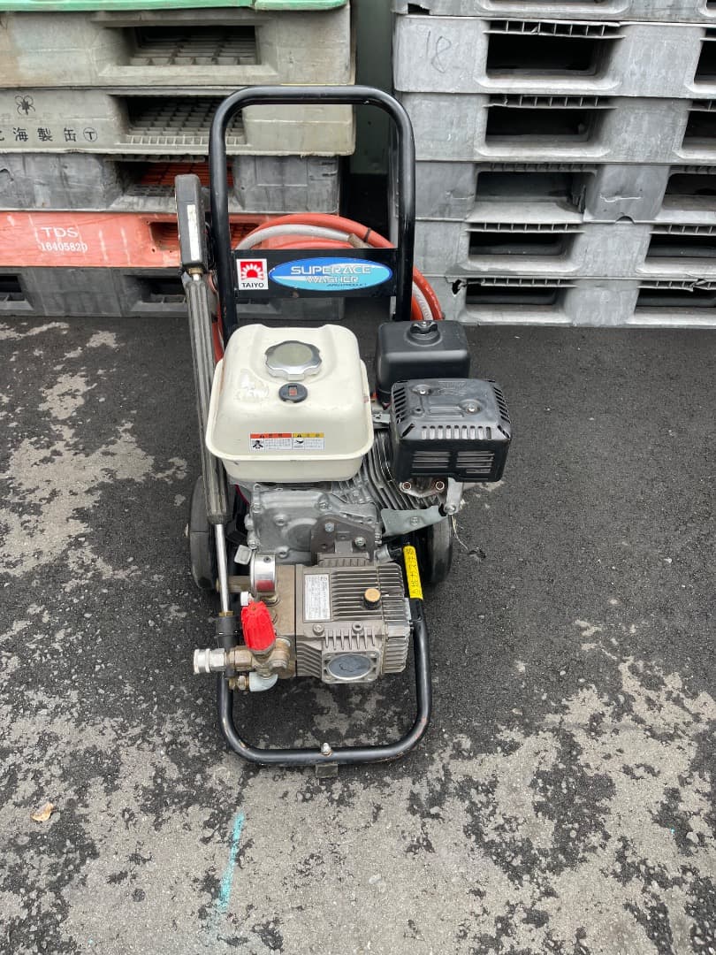 スーパー工業 エンジン式高圧洗浄機 SEC-1310-2N　セット