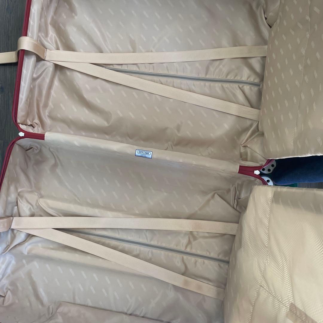 保証書付き RIMOWA サルサデラックス 104L レッド チェックインL以上