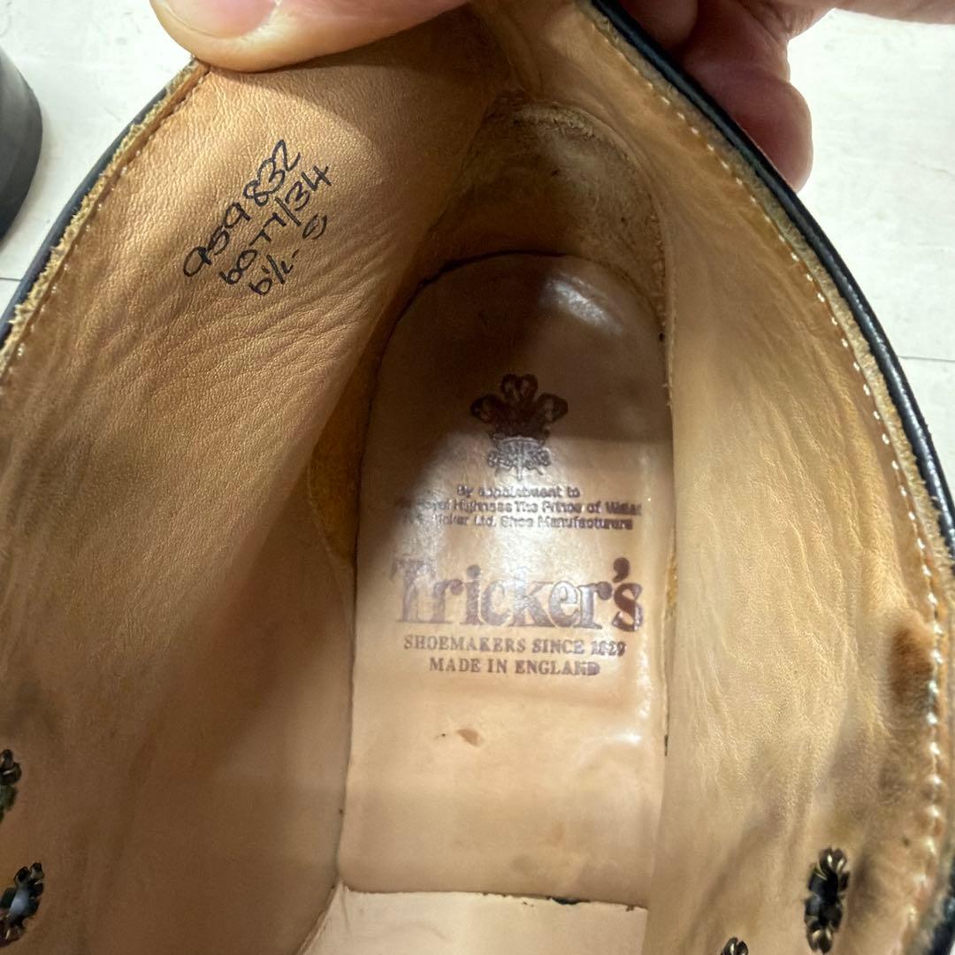 Tricker's M6077 モンキーブーツ ブラック　美品