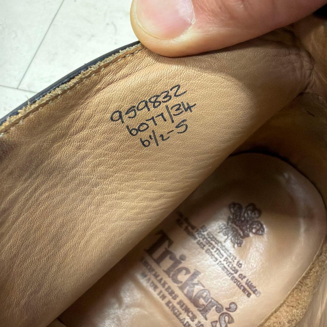 Tricker's M6077 モンキーブーツ ブラック　美品