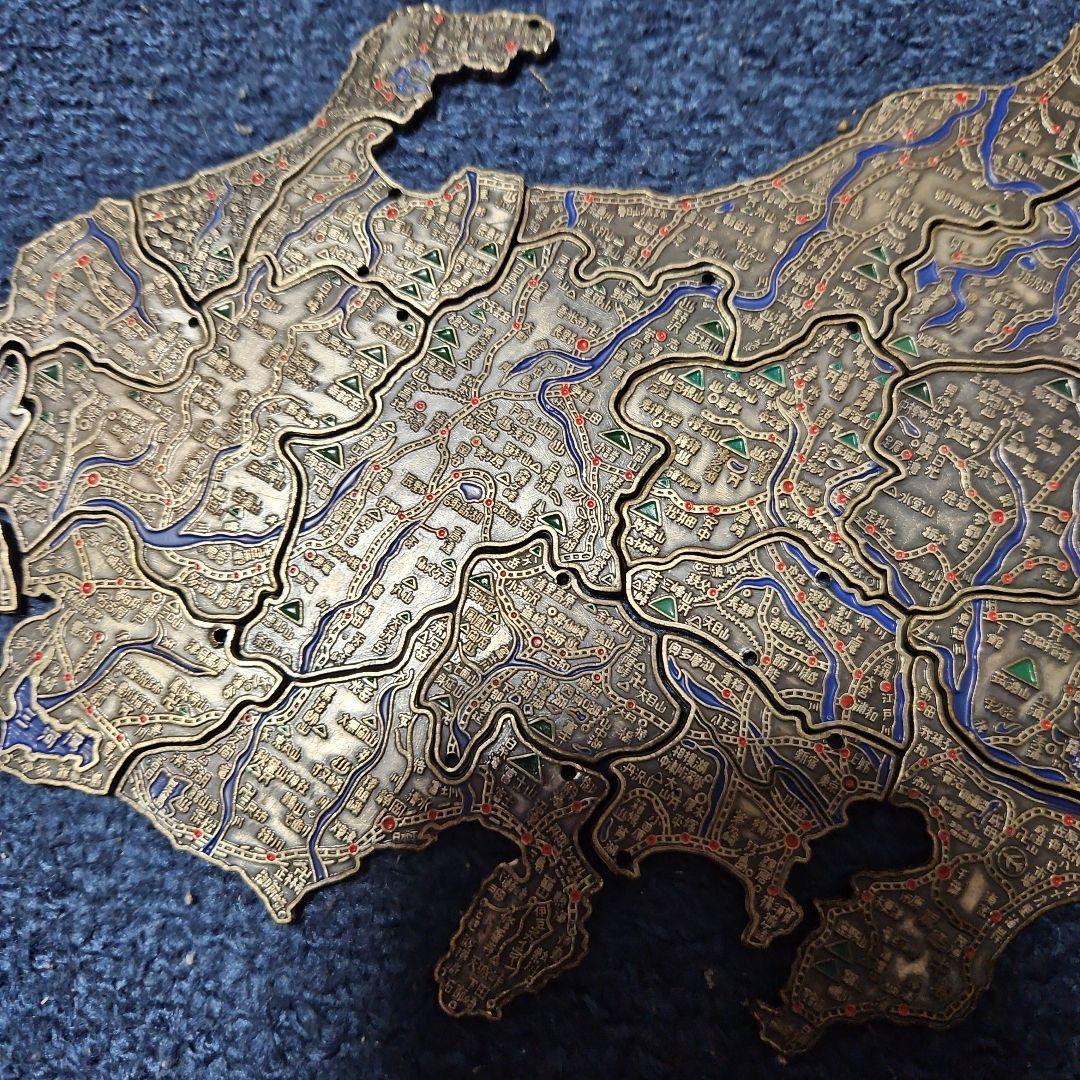 日本全国コンプリート　地図キーホルダー　希少