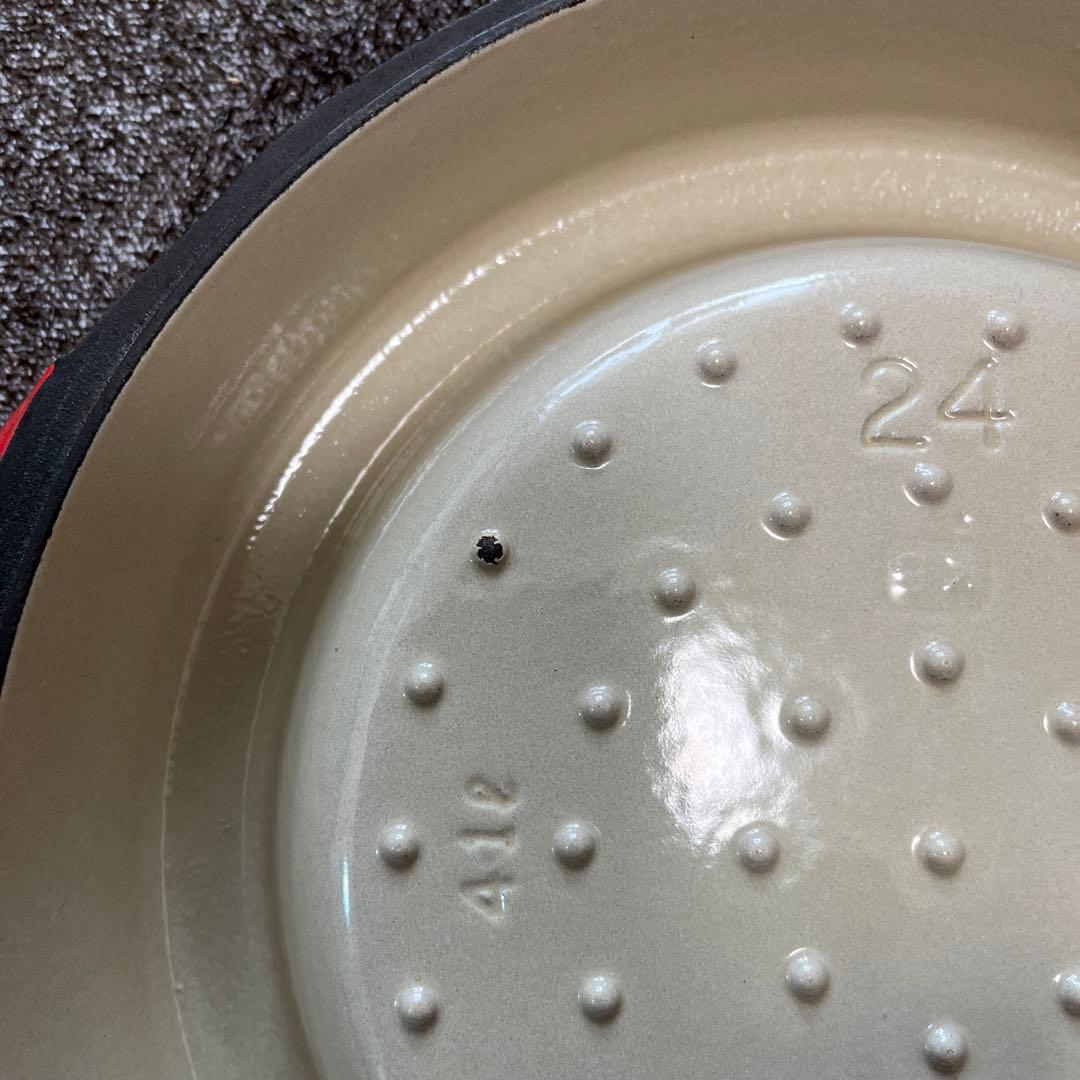 Le Creuset ルクルーゼ DOUFEU デュッフ 24cm両手鍋 レッド