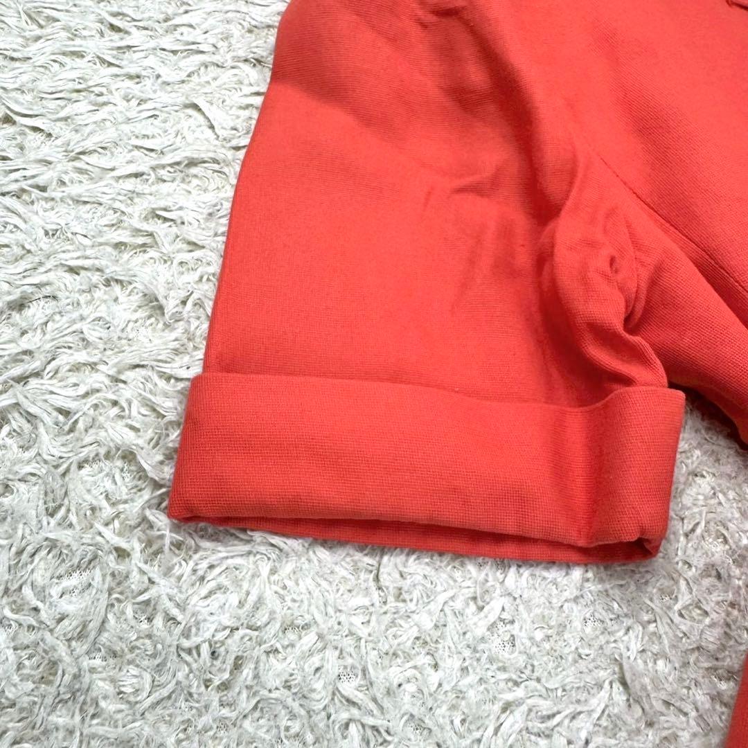 イヴサンローラン ミニワンピース ベルト オレンジ 派手色 archive