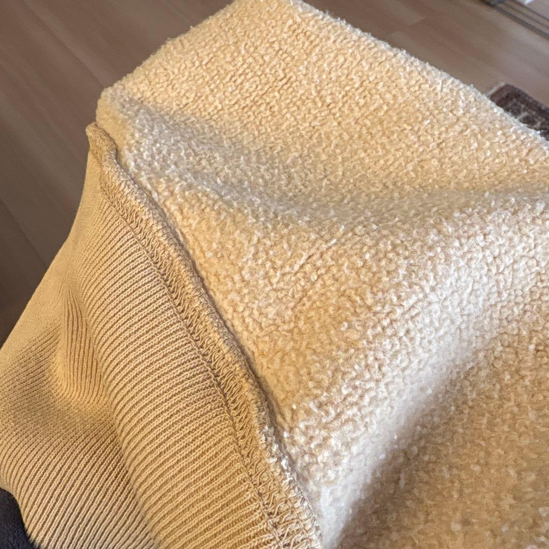 Champion ベージュ 裏起毛スウェット M