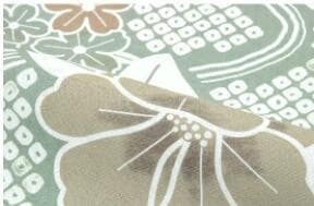 ◆ノー皺加工最高級クールパス◆高級絞り風のモダン翡翠緑浴衣◆二部式簡単浴衣★洗え