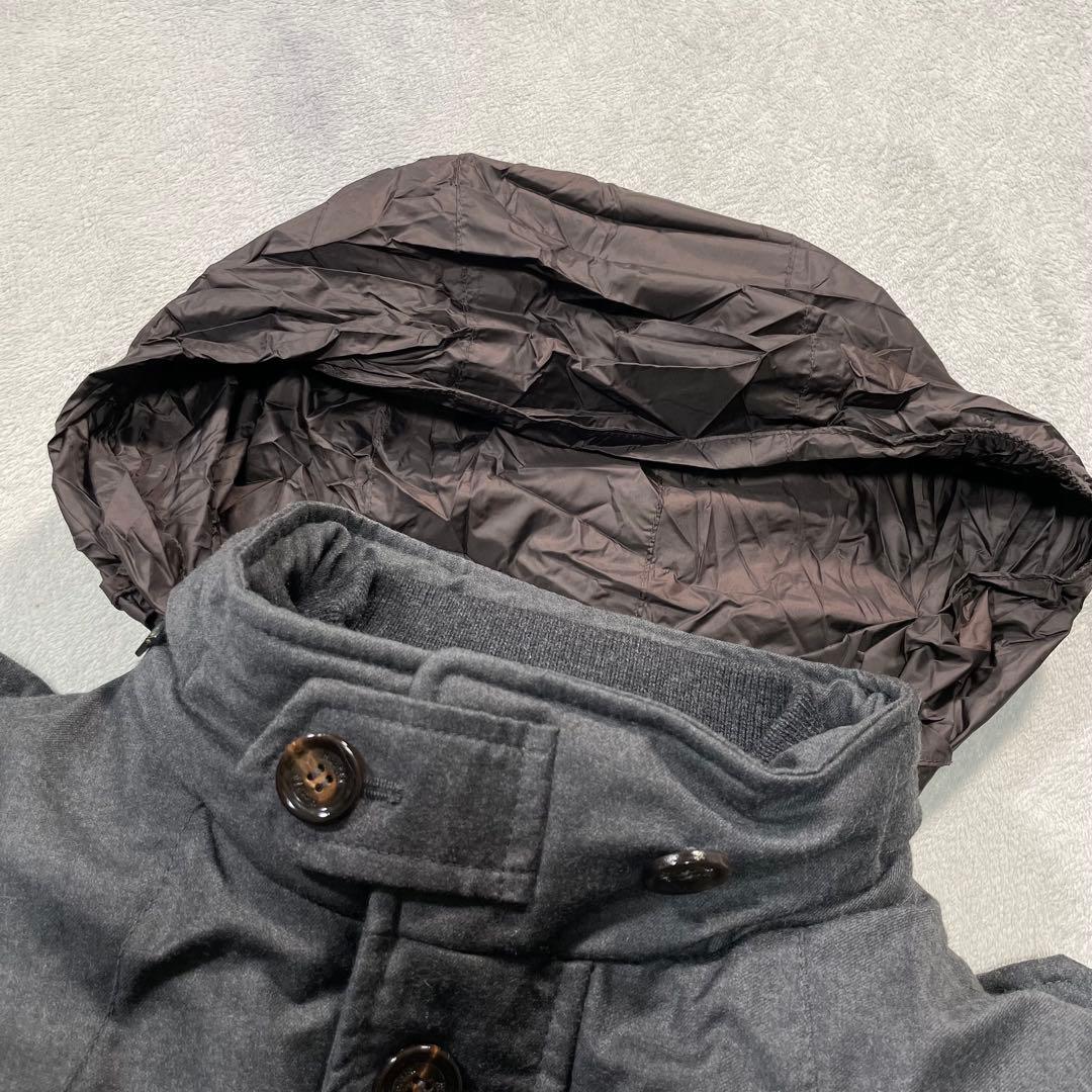 ムーレー　VERONA ダウンコート　カシミヤ混　グレー　56