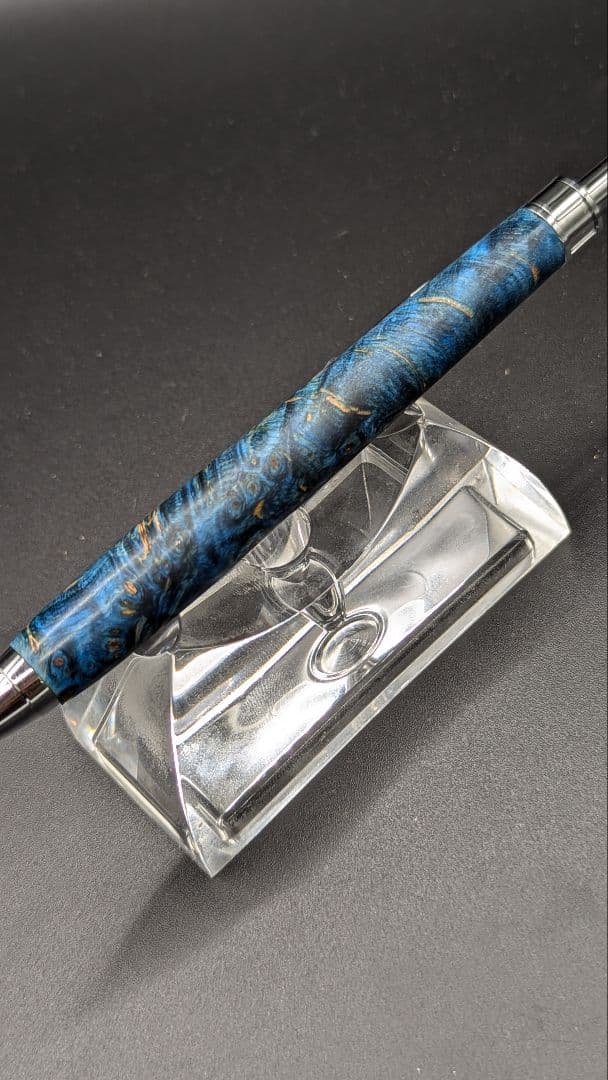 405ペン工房翌檜　スタビライズドウッドバーチバール　木軸シャーペン　ボールペン