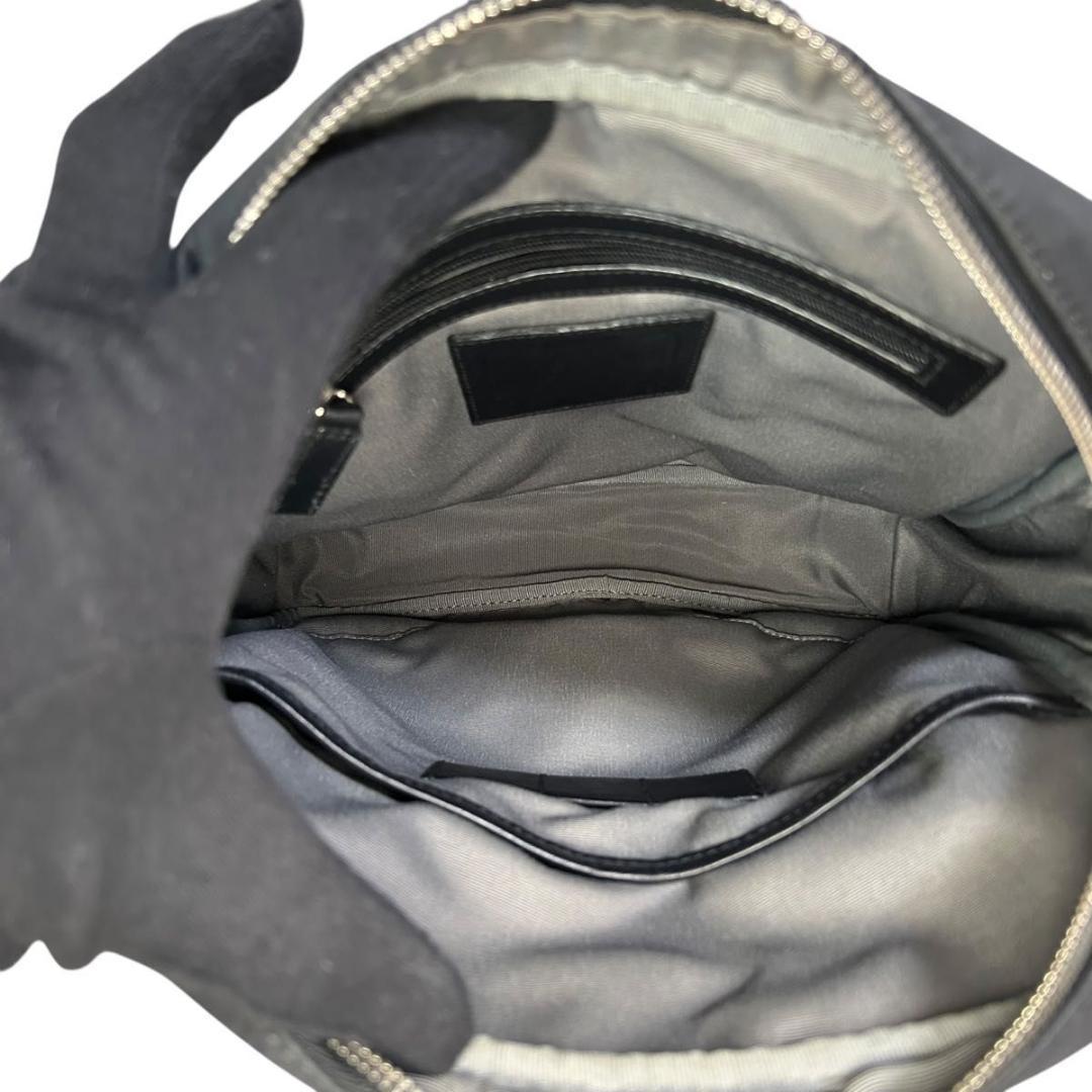 美品　コーチ ショルダーバッグ 斜め掛け 黒 ブラック クロスボディ レザー