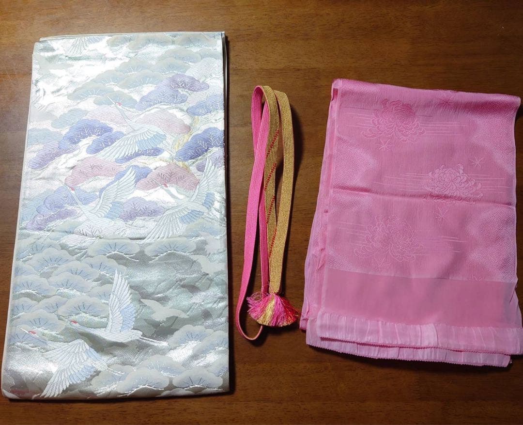 フ9999 未使用近い　美品　袷　正絹　友禅　訪問着　フルセット