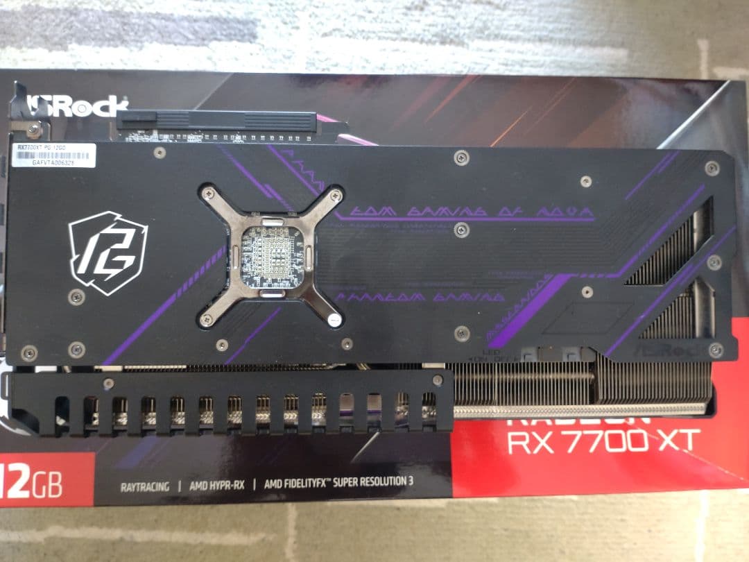 グラフィックボード・グラボ・ビデオカード ASRock Radeon OC Edition RX 7700 XT 12GB