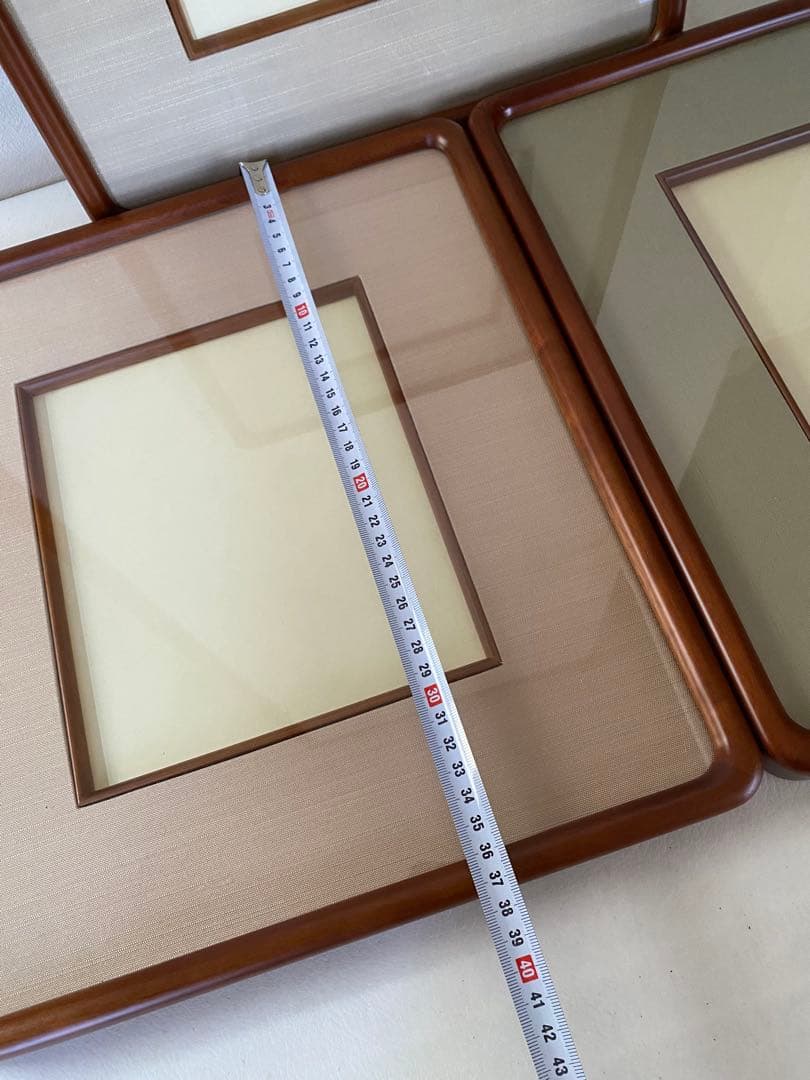 書道額縁　3枚セット　隅丸　色紙額縁　和額　未使用