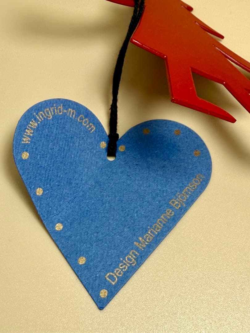 フィンランド購入 アイアン製 北欧オブジェ 未使用 約34cm