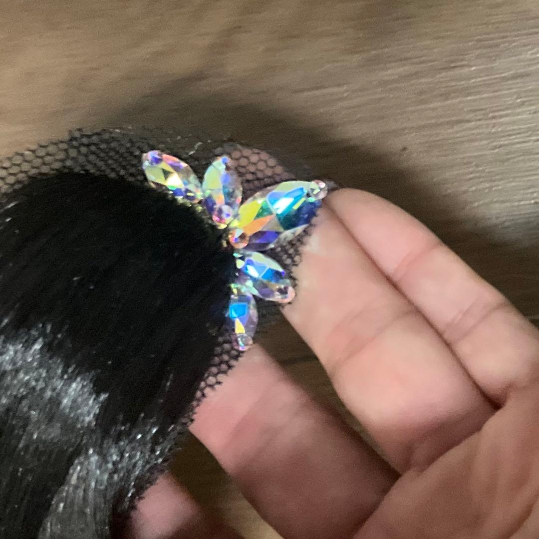 多美咲　スワロフスキー付きヘアアクセサリー